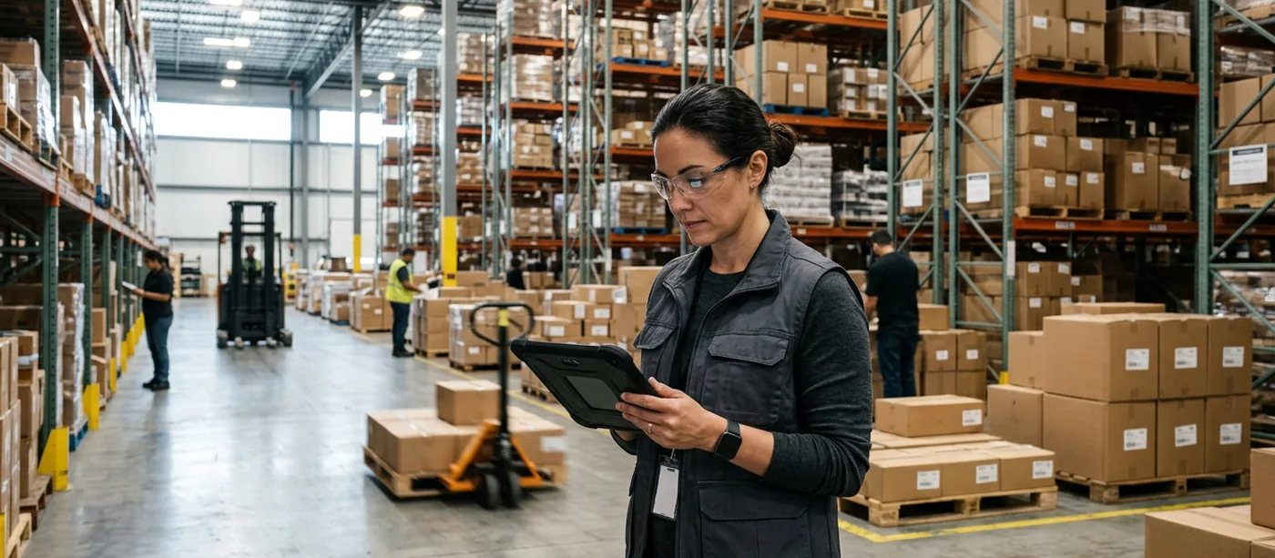 Warehouse exception reporting